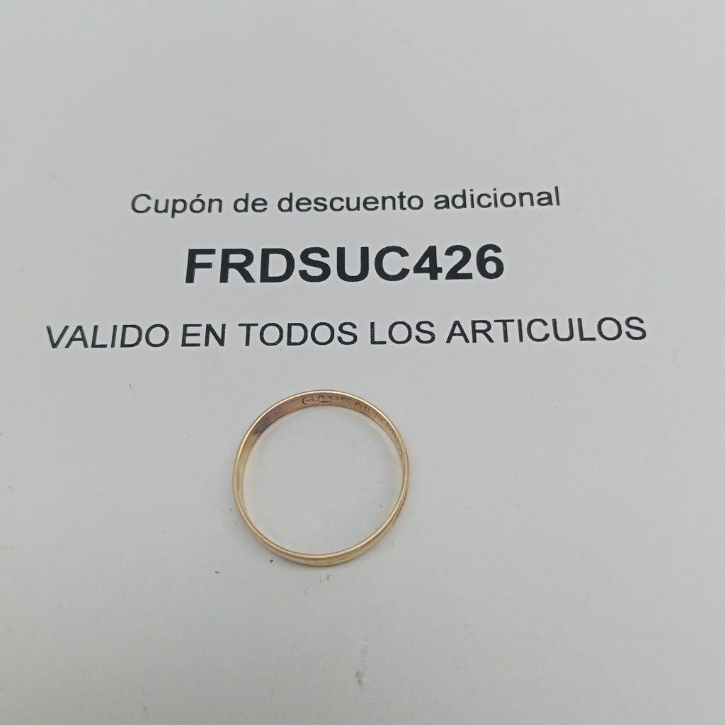 ANILLO ORO 10 K 1 GRMS (SEMINUEVO)