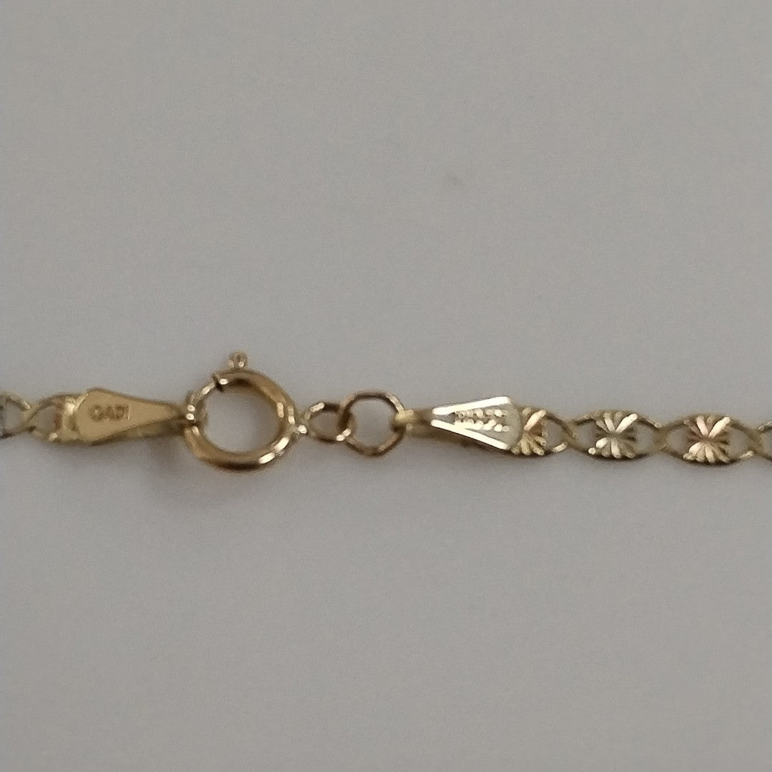 CADENA, DIJE ORO 10 K 3.1 GRMS (SEMINUEVO)