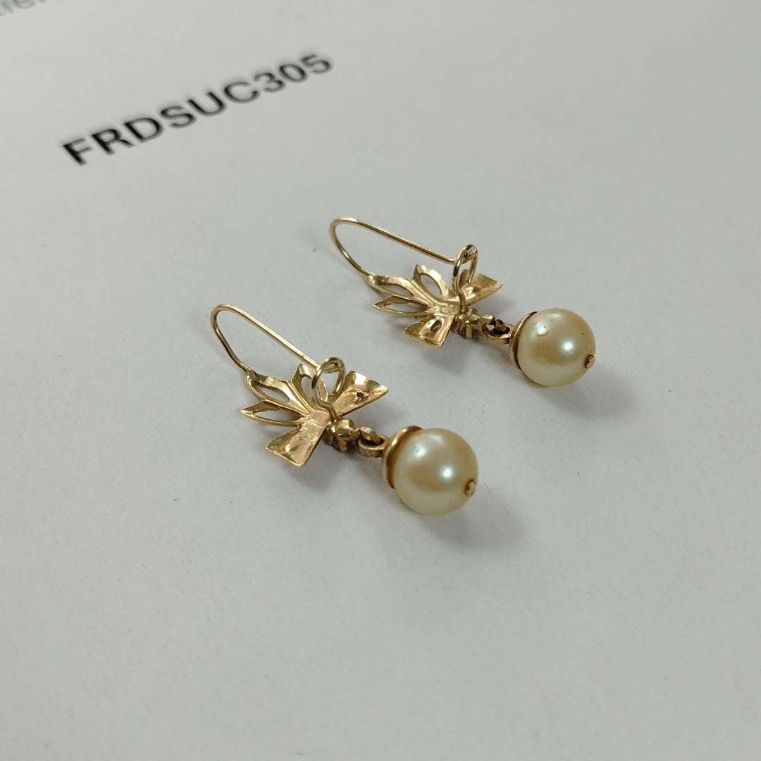 ARETES PAR ORO 8 K 3,40 GRMS (SEMINUEVO)