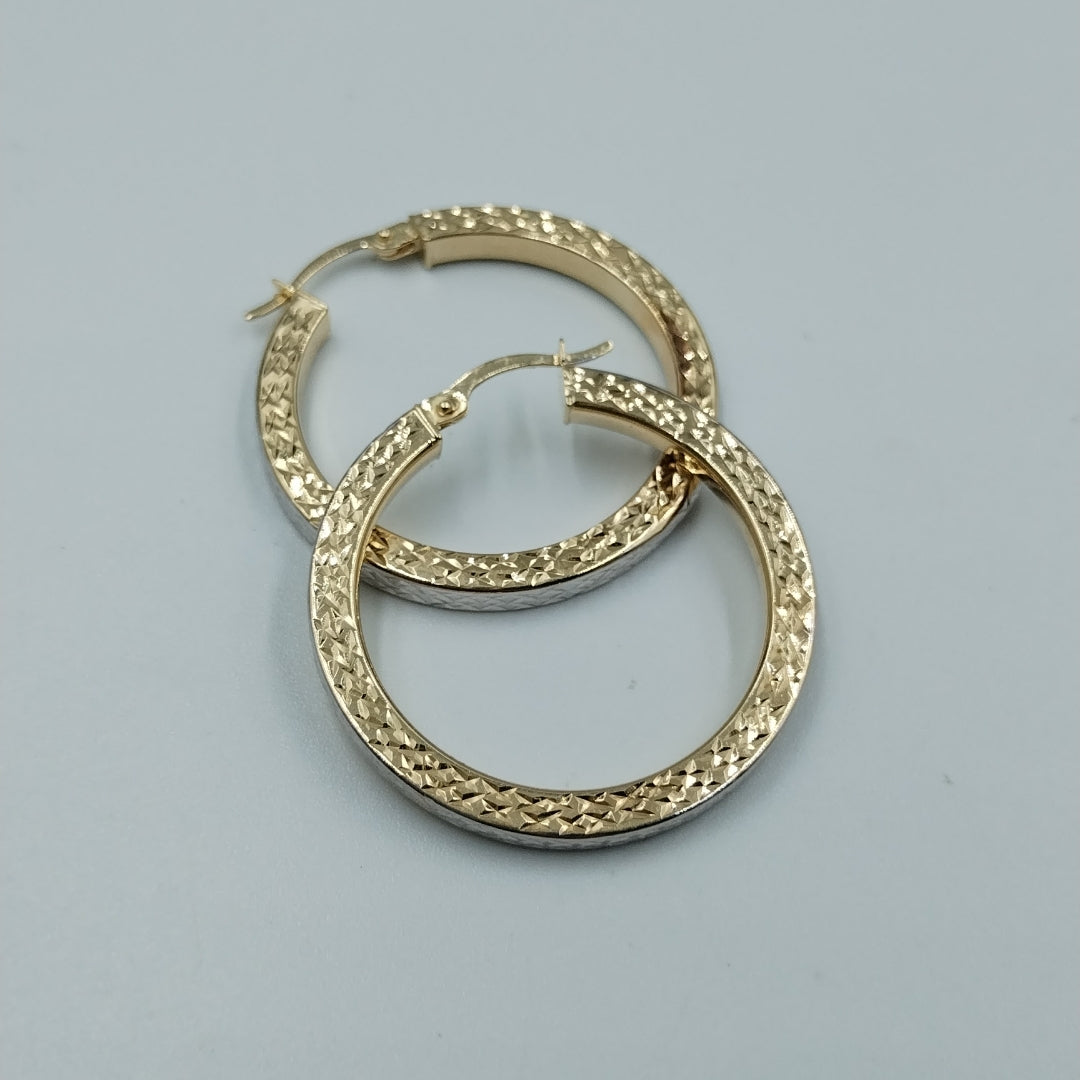 ARRACADAS PAR ORO 14 K 2.9 GRMS (SEMINUEVO)