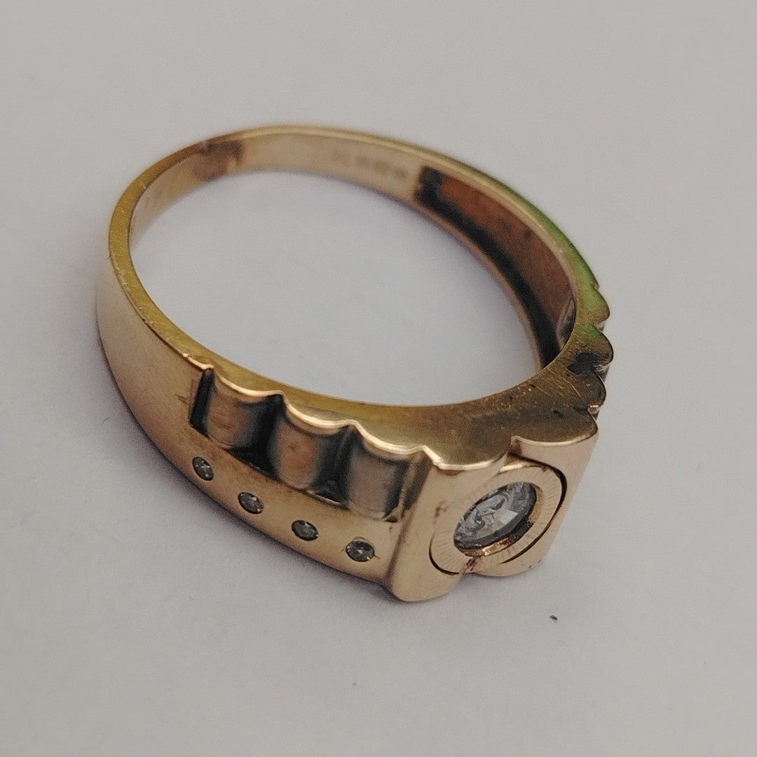 ANILLO ORO 14 K 5 GRMS (SEMINUEVO)