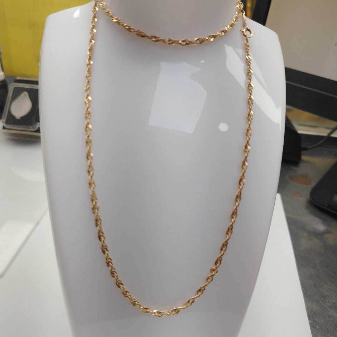 CADENA ORO 14 K 9,40 GRMS (SEMINUEVO)