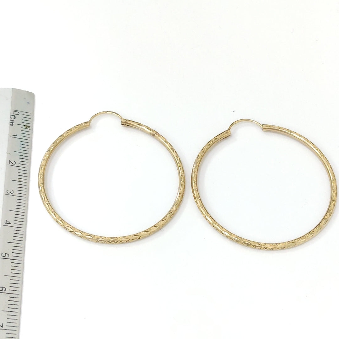 ARRACADAS PAR ORO 10 K 3.4 GRMS (SEMINUEVO)