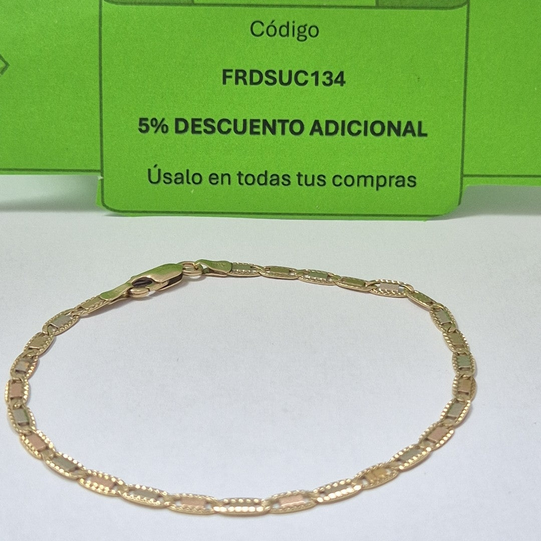 PULSERA ORO 14 K 4.2 GRMS (SEMINUEVO)