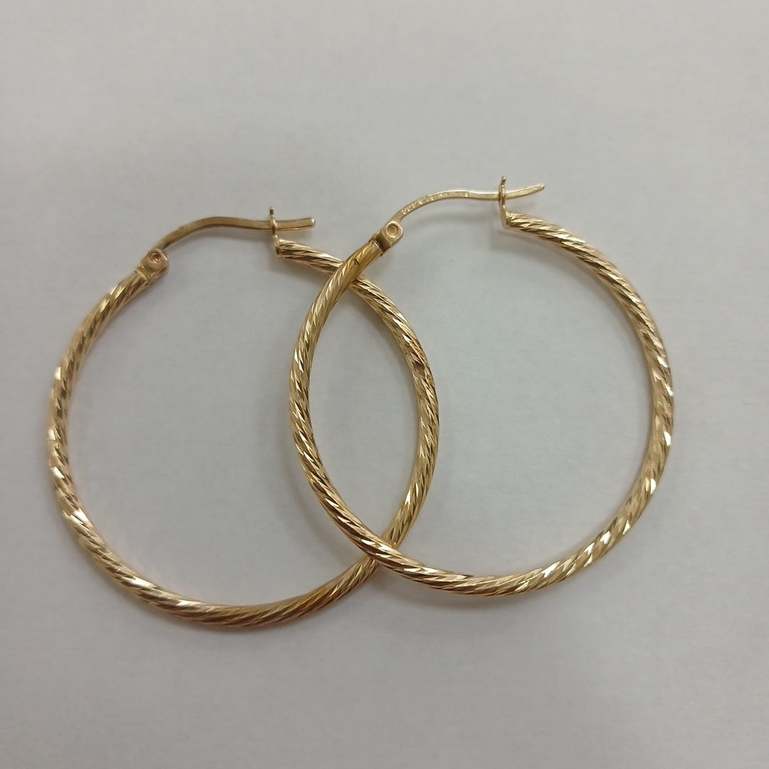 ARRACADAS PAR ORO 14 K 3.7 GRMS (SEMINUEVO)