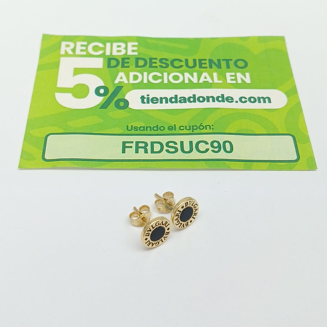 BROQUELES PAR ORO 14 K 2,40 GRMS (SEMINUEVO)
