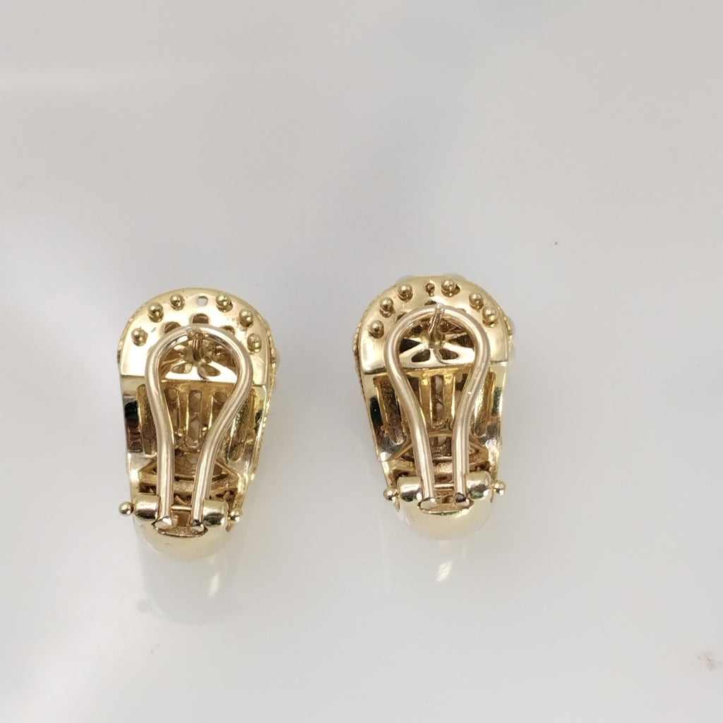 ARETES PAR ORO 14 K 13.2 GRMS (SEMINUEVO)