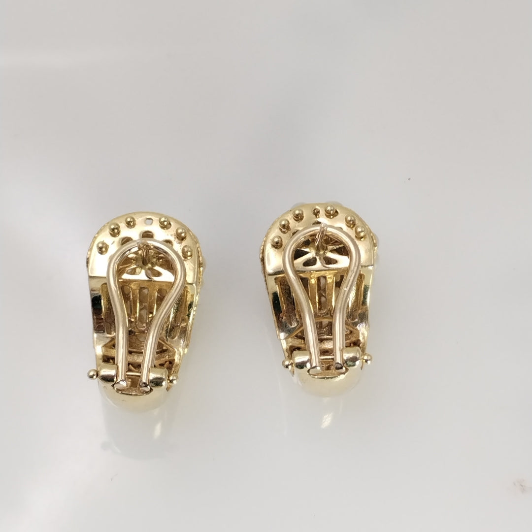 ARETES PAR ORO 14 K 13.2 GRMS (SEMINUEVO)