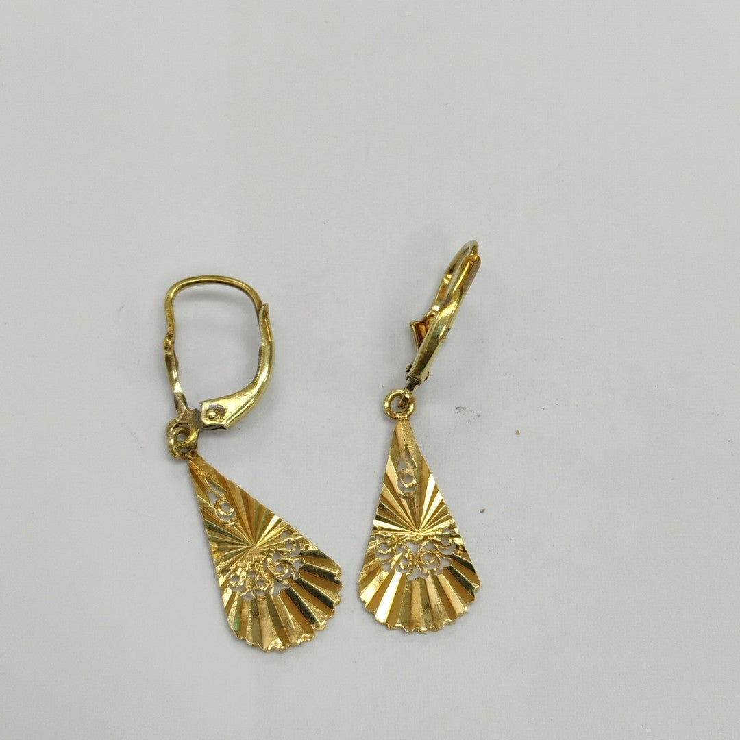 ARETES PAR ORO 14 K 2.3 GRMS (SEMINUEVO)