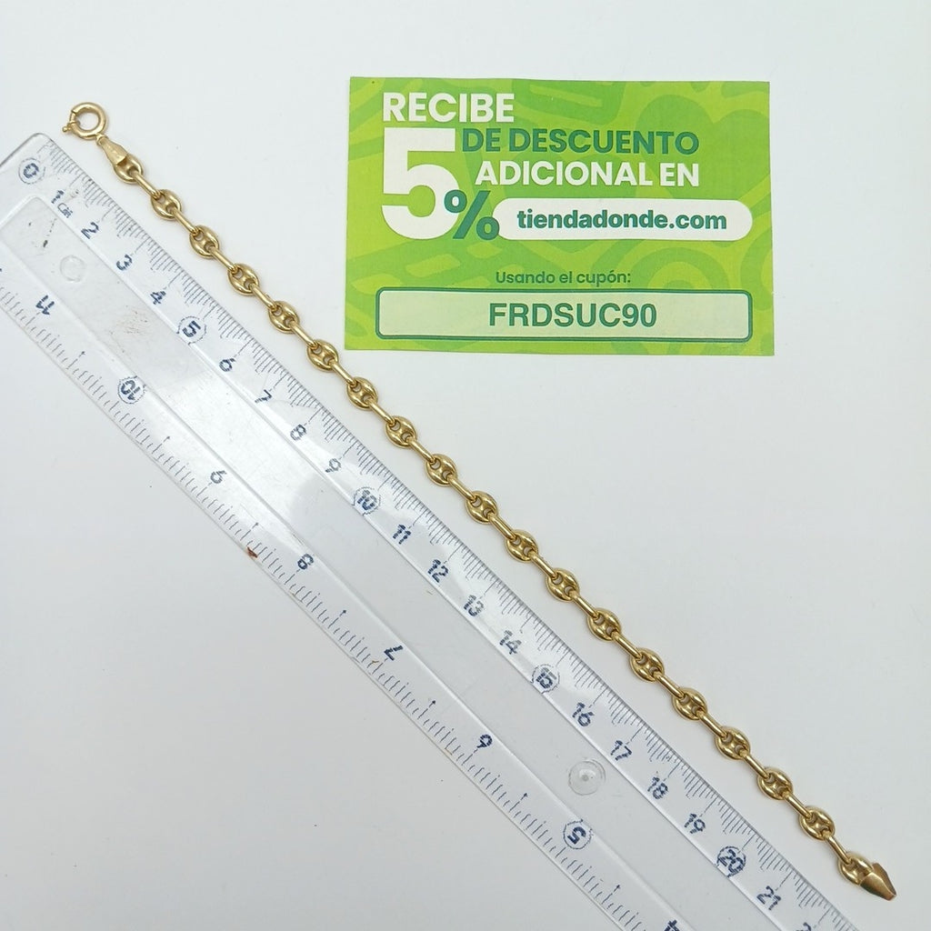 PULSERA ORO 14 K 5.5 GRMS (SEMINUEVO)
