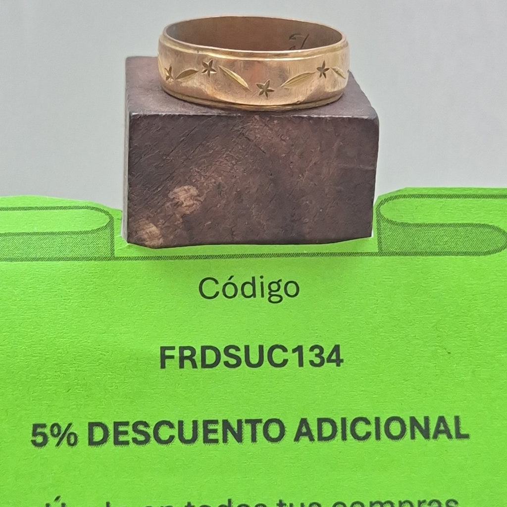 ANILLO ORO 8 K 5.2 GRMS (SEMINUEVO)