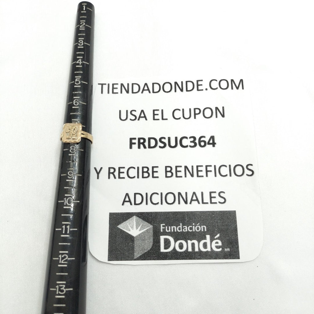 ANILLO ORO 10 K 3,00 GRMS (SEMINUEVO)