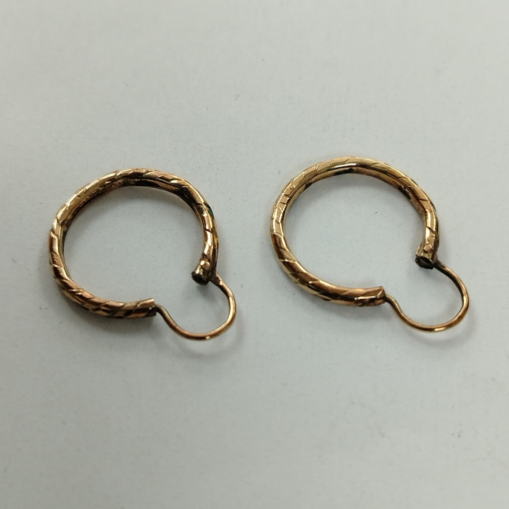 ARRACADAS PAR ORO 10 K 1.9 GRMS (SEMINUEVO)