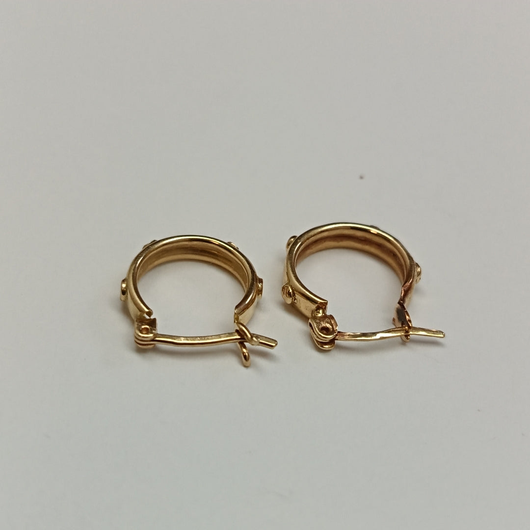 ARRACADAS PAR ORO 14 K 1,70 GRMS (SEMINUEVO)