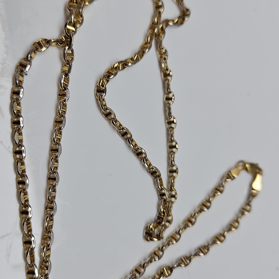 CADENA ORO,ORO COMBINADO 14 K 5,90 GRMS (SEMINUEVO)