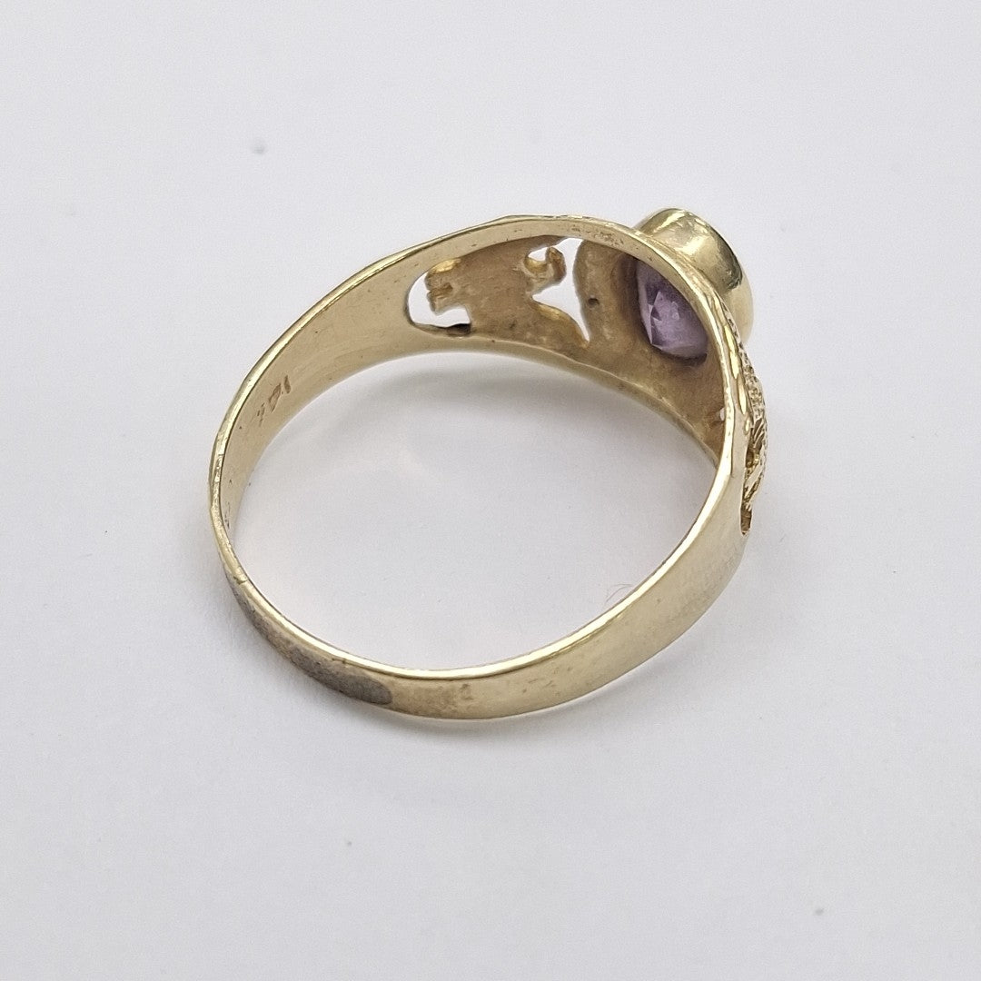 ANILLO ORO 10 K 4.5 GRMS (SEMINUEVO)