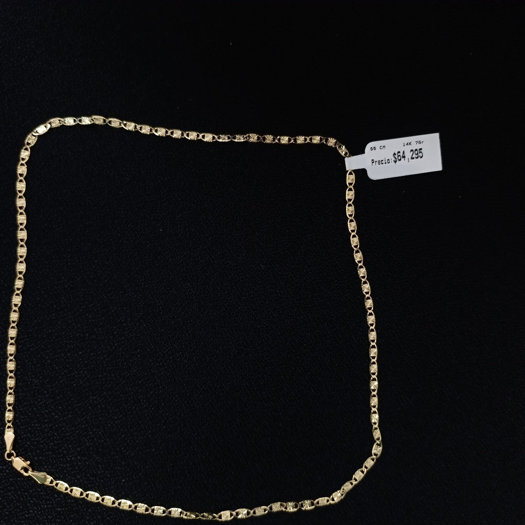 CADENAS GUCHI ORO 14K 55 CM 7 GR (NUEVO)