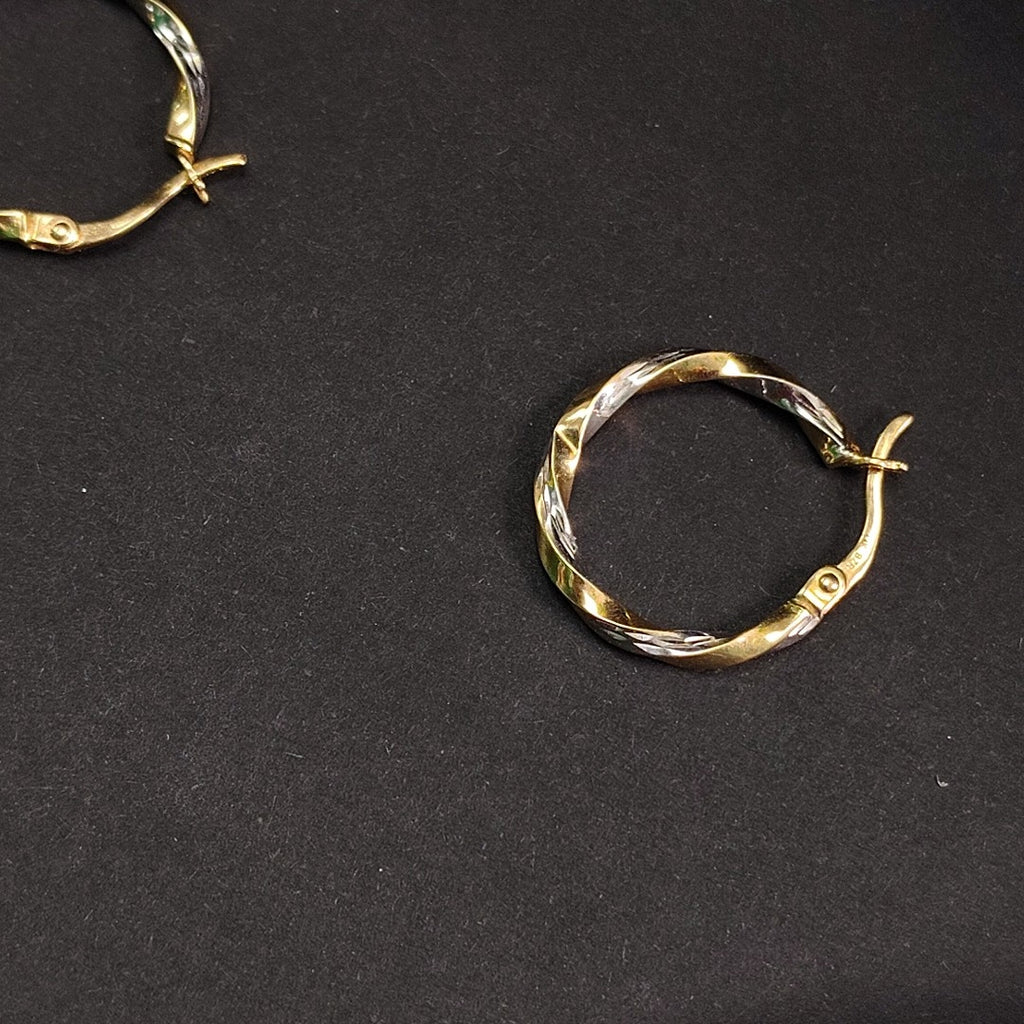 ARRACADAS PAR ORO 14 K 1.2 GRMS (SEMINUEVO)