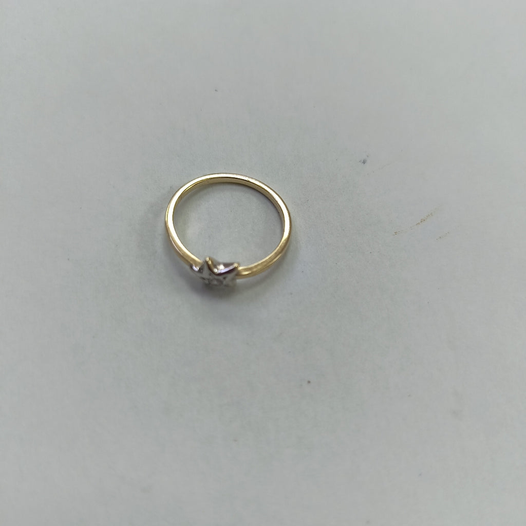 ANILLITO ORO COMBINADO 10 K 1.5 GRMS (SEMINUEVO)