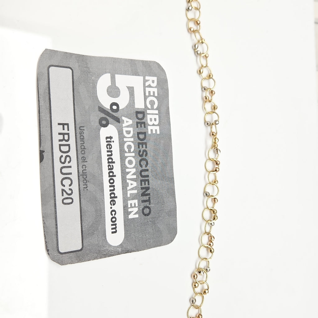 PULSERA ORO COMBINADO 14 K 6,80 GRMS (SEMINUEVO)
