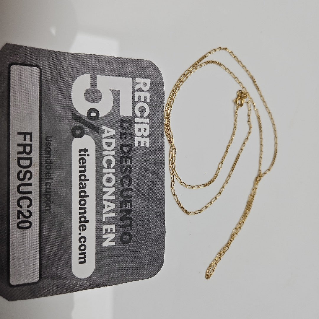 CADENA ORO 14 K 2,60 GRMS (SEMINUEVO)