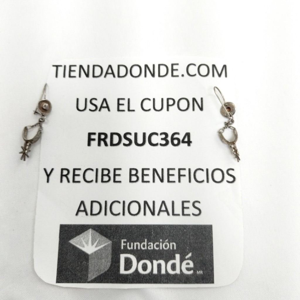 BROQUELES PAR PLATA 4,30 GRMS (SEMINUEVO)