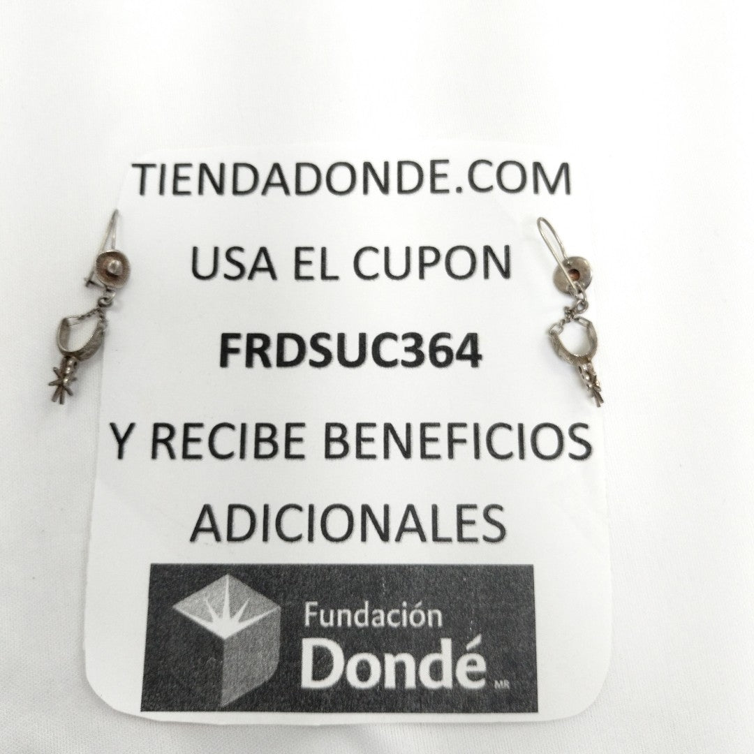 BROQUELES PAR PLATA 4,30 GRMS (SEMINUEVO)