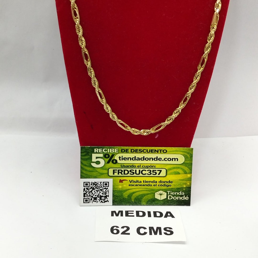 CADENA ORO 14 K 20.6 GRMS (SEMINUEVO)
