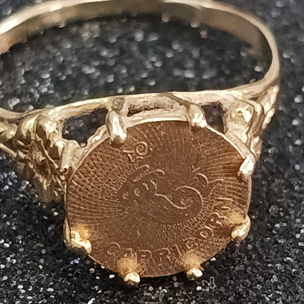 ANILLO ORO 14 K 3.3 GRMS (SEMINUEVO)