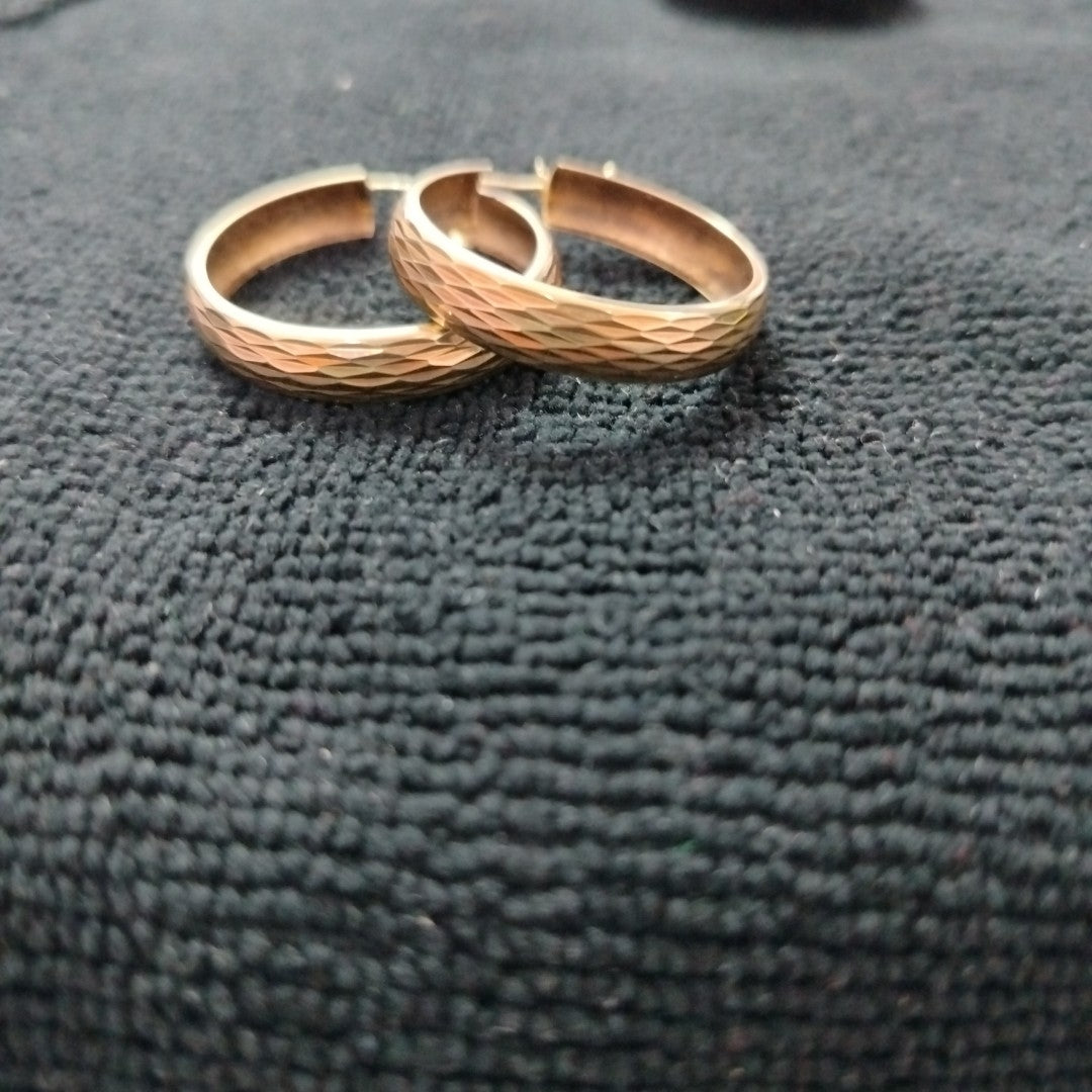 ARRACADAS PAR ORO 10 K 3.2 GRMS (SEMINUEVO)