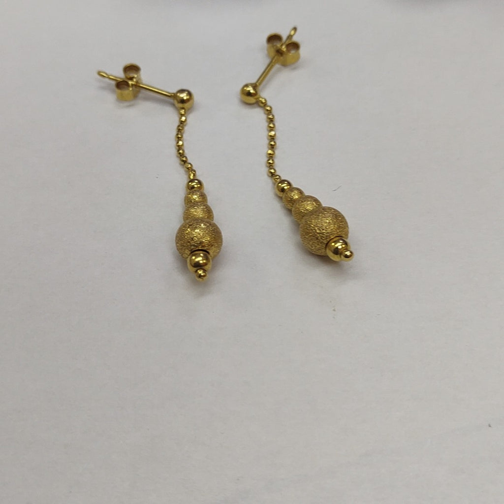 BROQUELES PAR ORO 14 K 2,40 GRMS (SEMINUEVO)