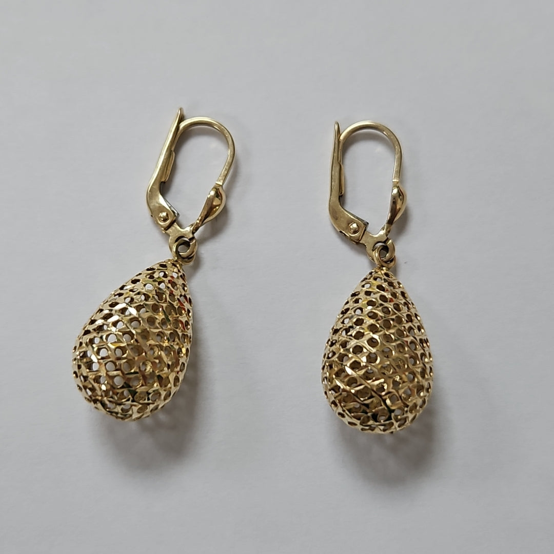 ARETES PAR ORO 14 K 2.7 GRMS (SEMINUEVO)
