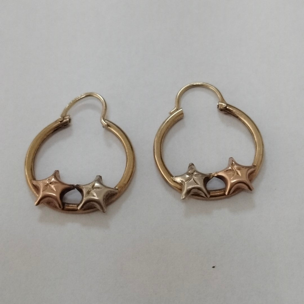 ARRACADAS PAR ORO 10 K 2,10 GRMS (SEMINUEVO)