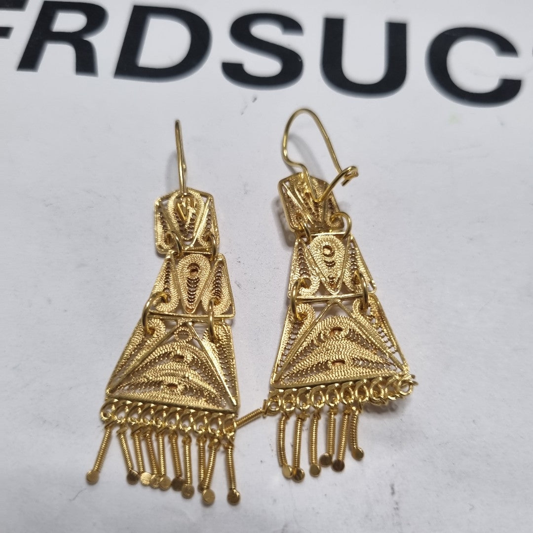 ARETES PAR ORO 10 K 6.3 GRMS (SEMINUEVO)