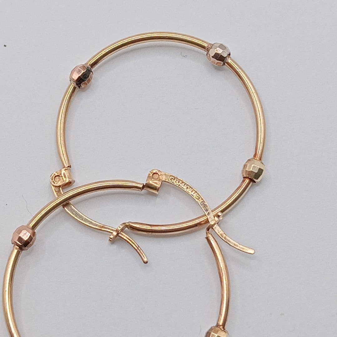 ARRACADAS PAR ORO COMBINADO 10 K 2 GRMS (SEMINUEVO)
