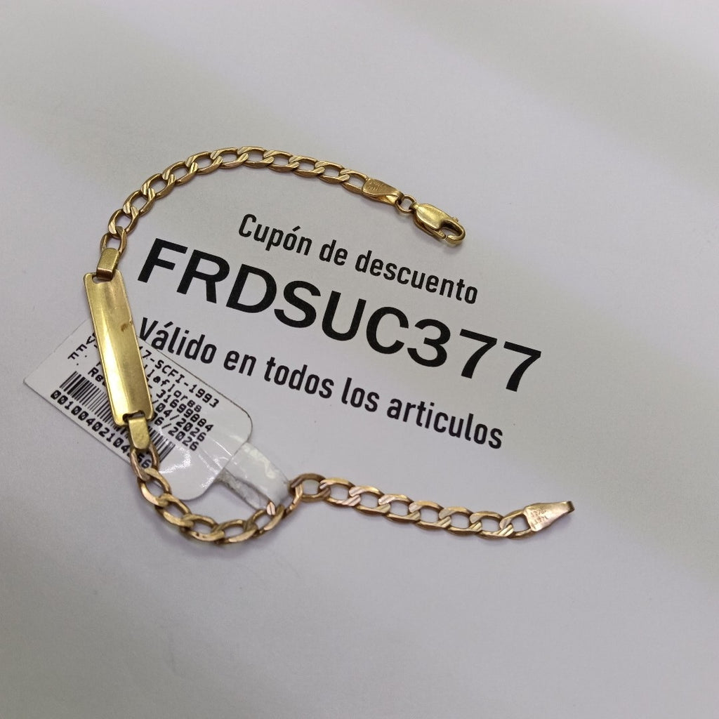 ESCLAVA ORO 14 K 4.5 GRMS (SEMINUEVO)