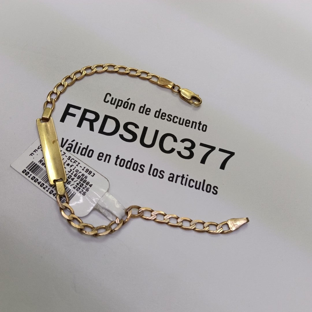 ESCLAVA ORO 14 K 4.5 GRMS (SEMINUEVO)