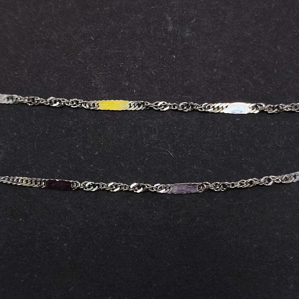 PULSERA ORO BLANCO 14 K 0.6 GRMS (SEMINUEVO)