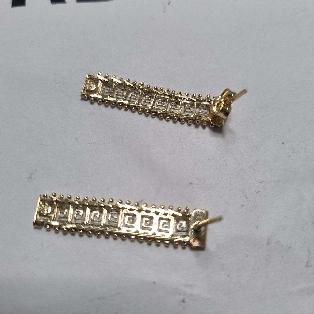 ARETES PAR ORO 14 K 2.5 GRMS (SEMINUEVO)
