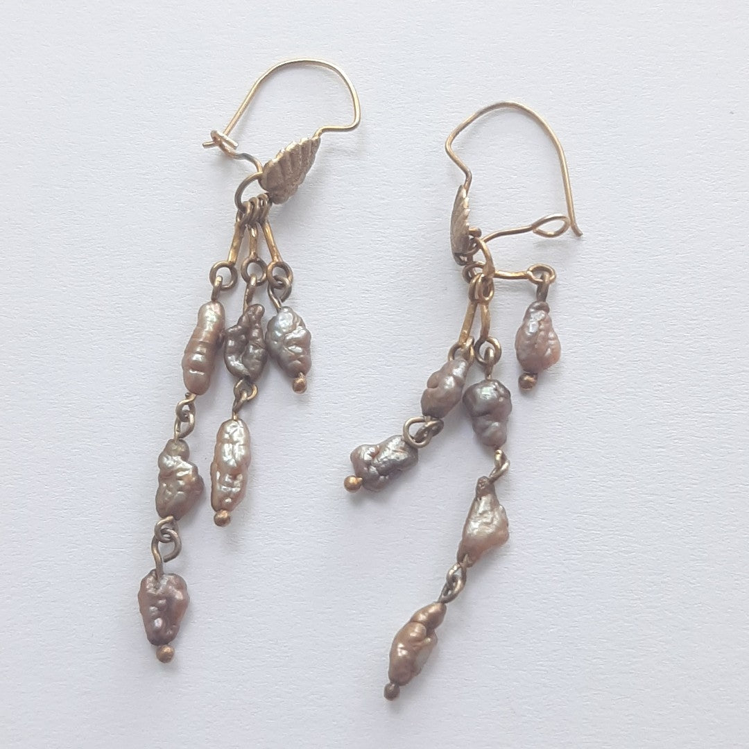 ARETES PAR, BROQUELES PAR ORO 10 K 2.3 GRMS (SEMINUEVO)