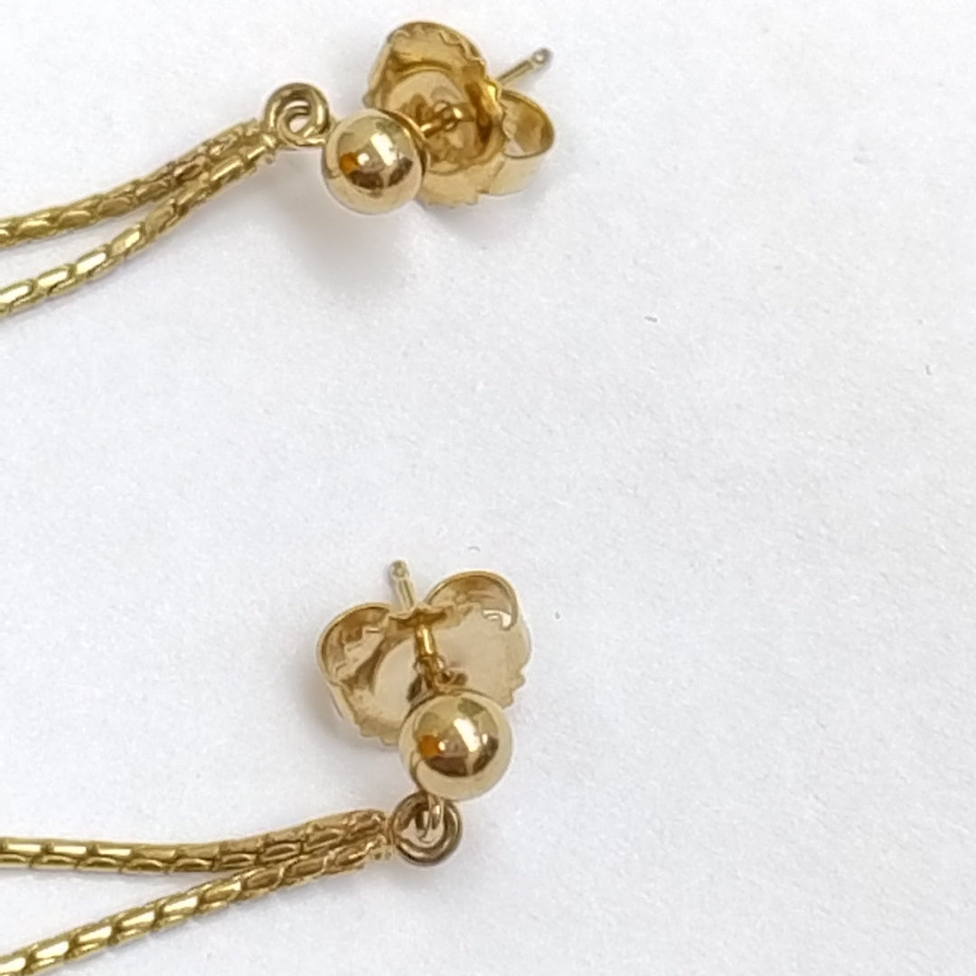 ARETES PAR ORO 14 K 4,40 GRMS (SEMINUEVO)
