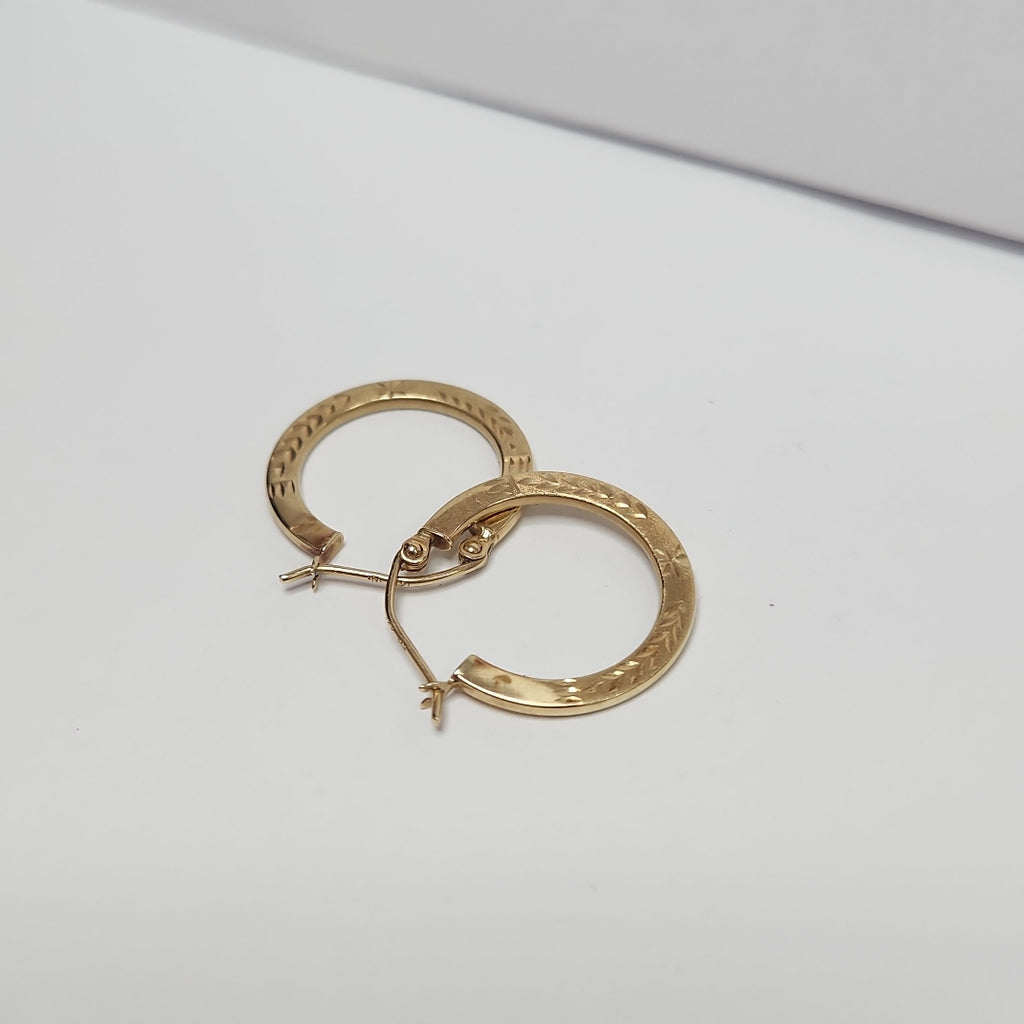 ARRACADAS PAR ORO 14 K 1.1 GRMS (SEMINUEVO)