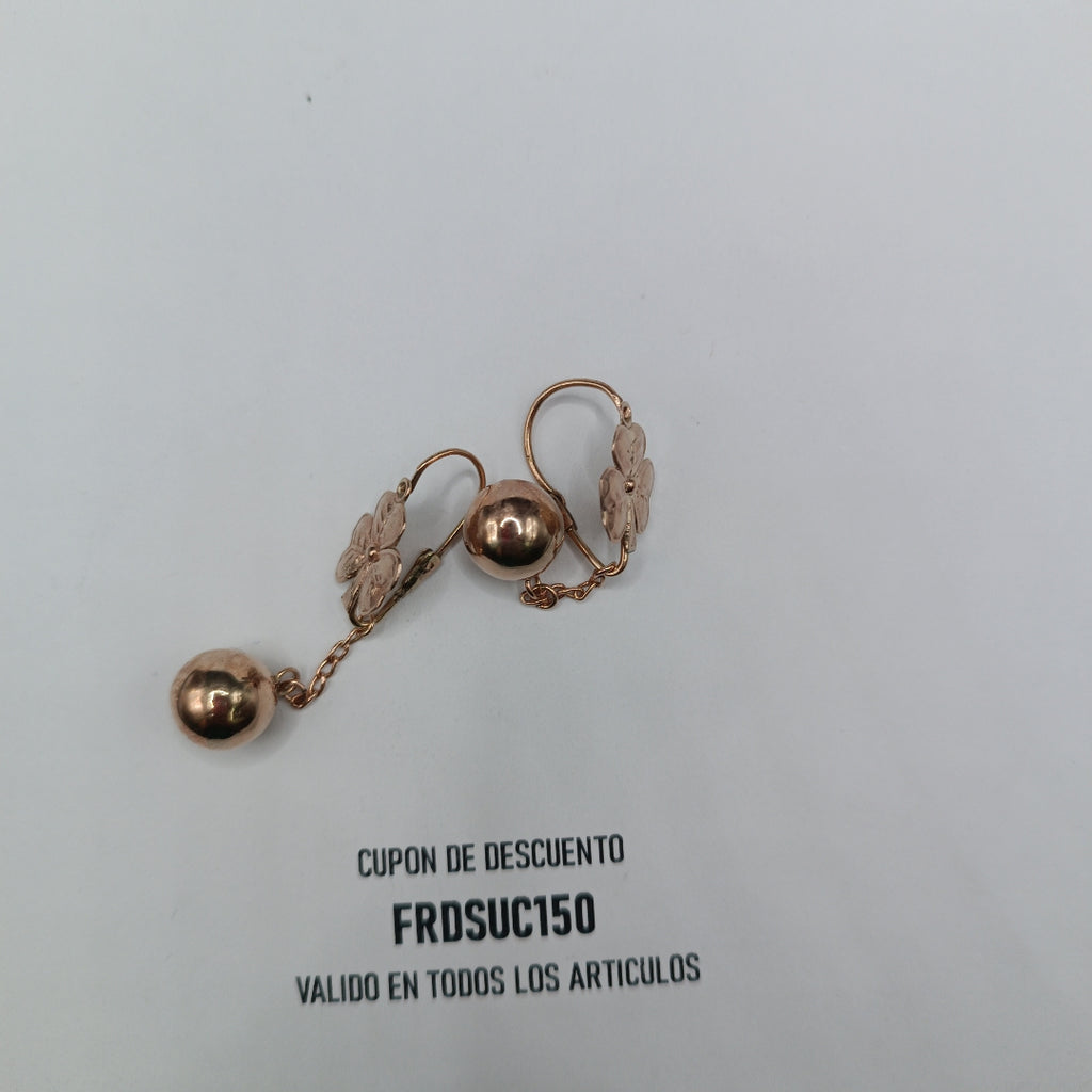 ARETES PAR ORO 8 K 4 GRMS (SEMINUEVO)