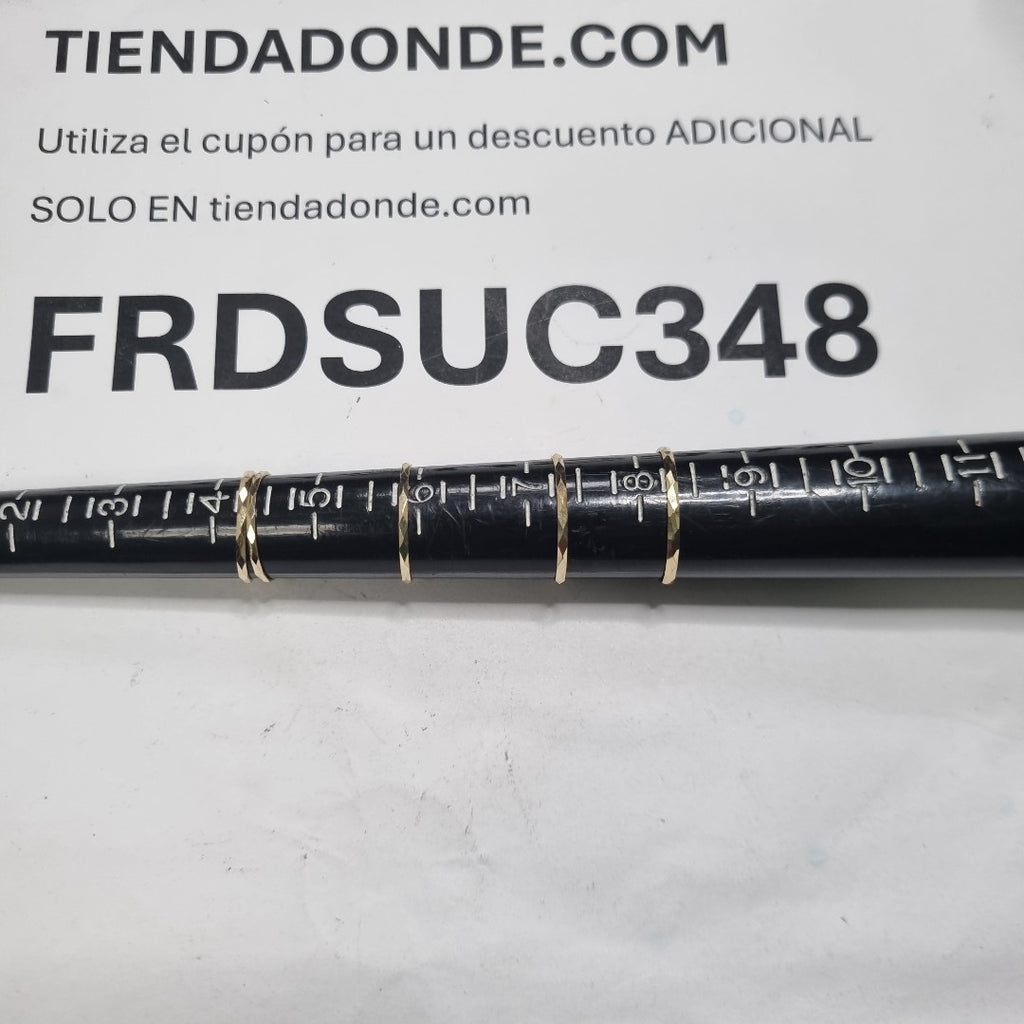 ANILLO ORO 14 K 2.9 GRMS (SEMINUEVO)