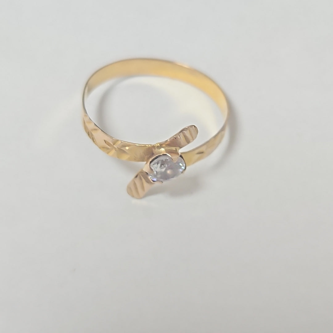 ANILLO ORO 10 K 0,90 GRMS (SEMINUEVO)
