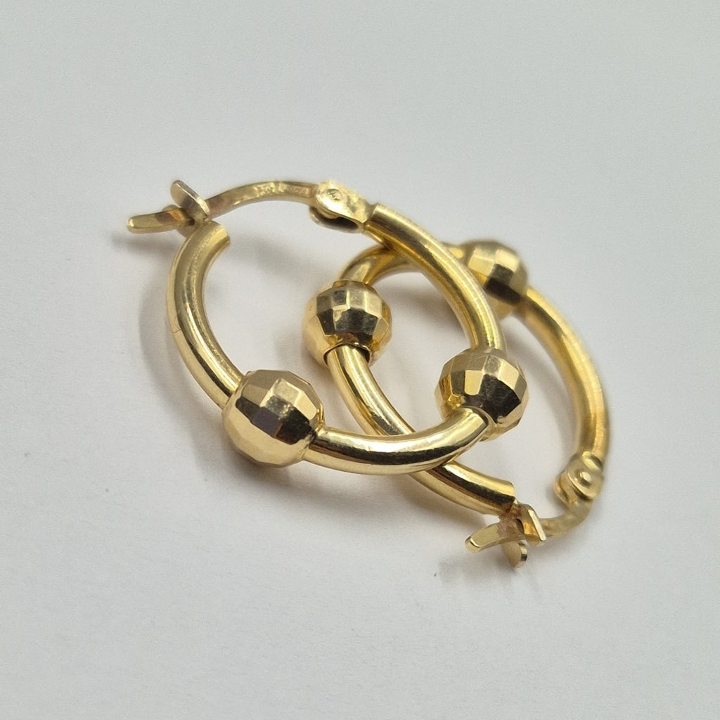 ARRACADAS PAR ORO 14 K 2.2 GRMS (SEMINUEVO)