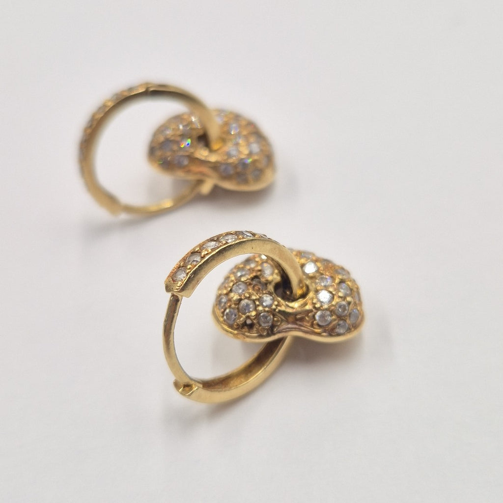 ARRACADAS PAR ORO 14 K 5,80 GRMS (SEMINUEVO)