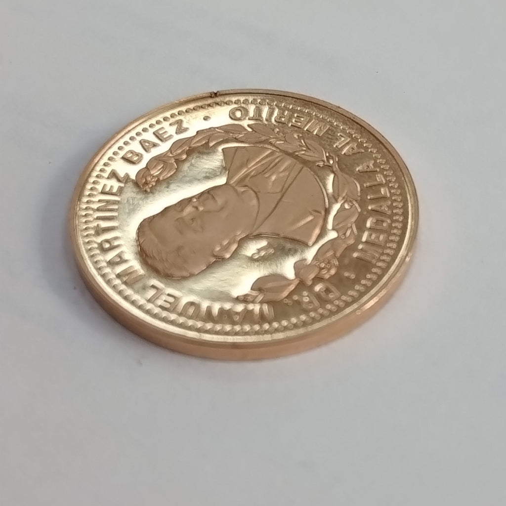 MEDALLA CONMEMORATIVA ORO 21 K 15,90 GRMS (SEMINUEVO)