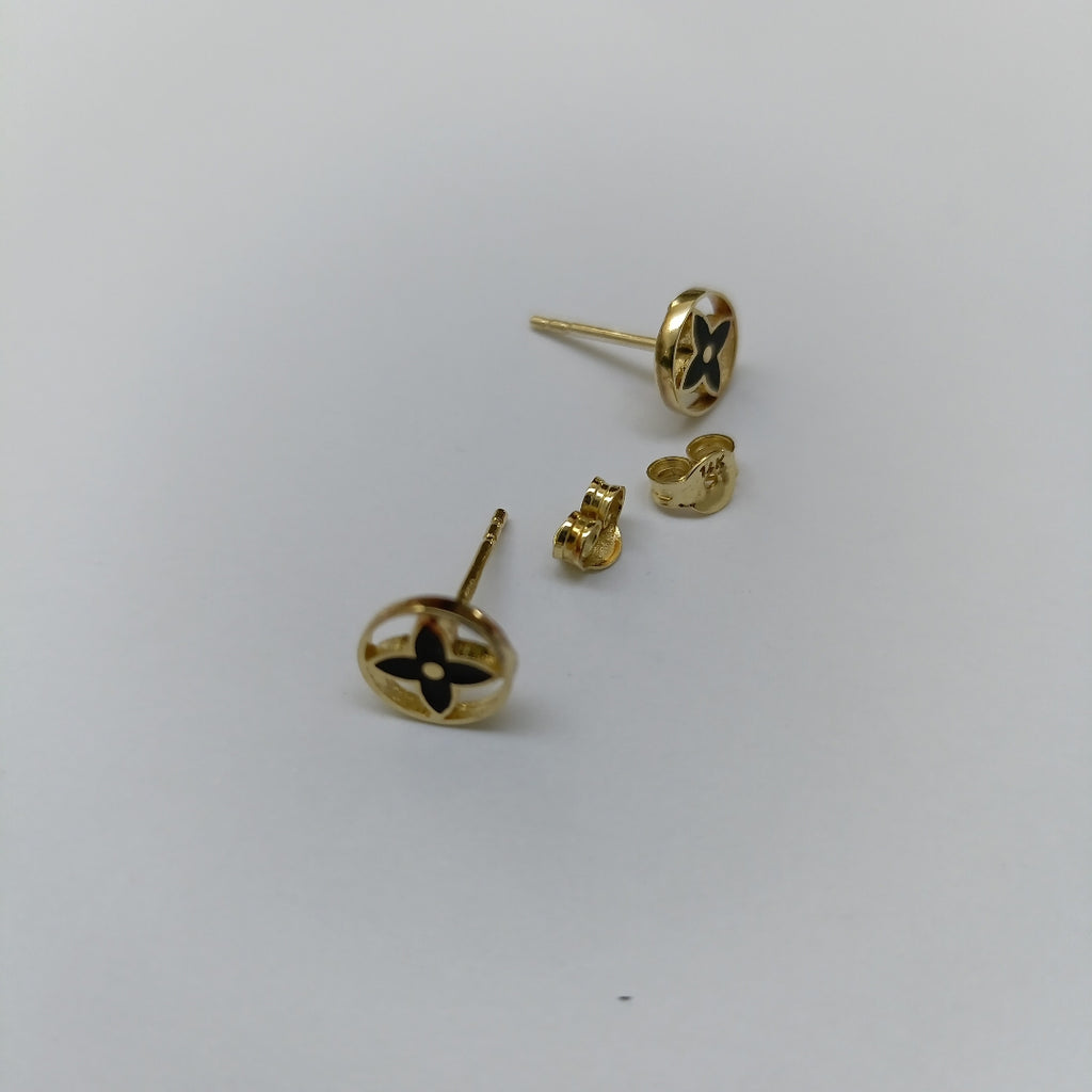 BROQUELES PAR ORO 14 K 1.1 GRMS (SEMINUEVO)