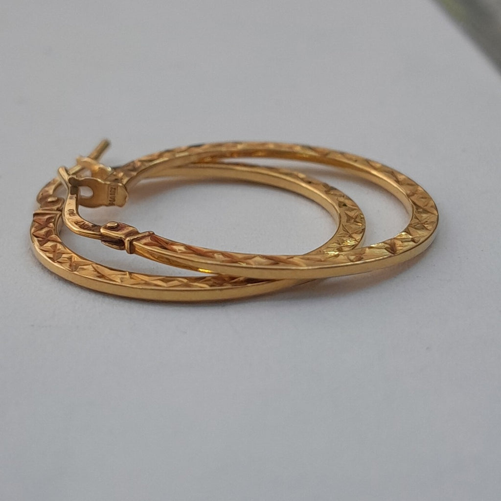 ARRACADAS PAR ORO 10 K 1.1 GRMS (SEMINUEVO)